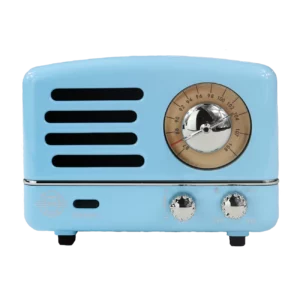 MUZEN OTR Metal Portable FM Radio Bluetooth Speaker - Blue