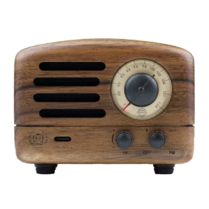 MUZEN OTR Metal Portable FM Radio Bluetooth Speaker - Walnutwood